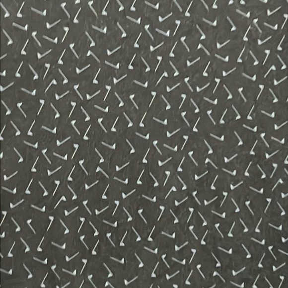 Callaway Men's Opti-Dri Polo Shirt - Navy with tiny Golf Flag Print sz M - Picture 6 of 9